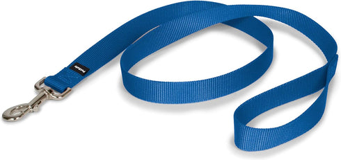 PetSafe Nylon Dog Leash, Strong Durable Traditional Style with Easy Bolt Snap, 1 in. x 4 ft., Royal Blue