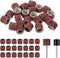 Styquenzer 42 Pcs Pet Nail Grinder Replacement Kit with Grit Sanding Bands, Pet