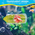 Betta Fish Acrylic Tube Tunnel, Hollow Cave Tank Accessories for Observation Decoration (Clear)