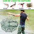 Sibosen 2PCS 10 2 Fishing Bait Trap Crab Net Holes and PCS Square Crab Crawfish Trap Fishing Trap for Minnow Crawfish