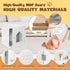 ZENY White Cat House & Litter Box Enclosure with Ventilation