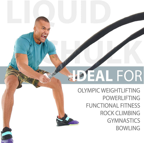 WARM BODY COLD MIND Mess Free Liquid Chalk, Gym Chalk for Weightlifting, Gymnastics, Climbing, Powerlifting