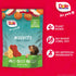 7 Oz Dole for Pets Dog Biscuits Assorted Apple + Carrot Mix, Real Fruit and Vegetable Flavor Vegan Crunchy Treats, No