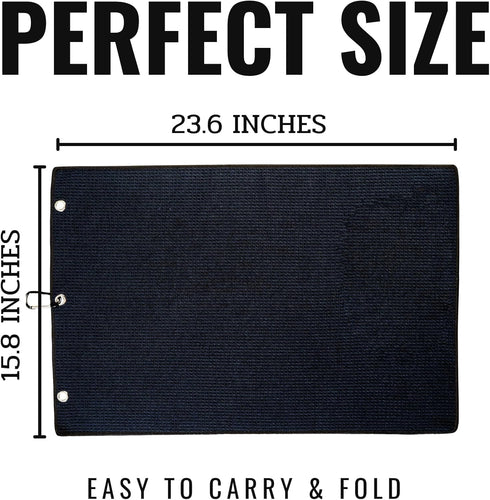 Papaw Gifts Golf Towel, 40 x 60cm Microfiber for Golf Bags, Best Papaw by Par