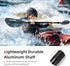 90.5 Inches Abahub Kayak Paddle, Kayaking Oars for Boating, Canoeing with Free Paddle Leash, Aluminum Alloy Shaft