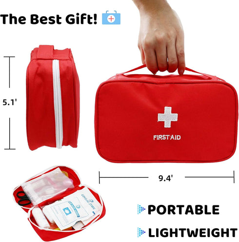 Pet Emergency Kit - First Aid Kit for Dogs and Cats, Travel Accessories for Home, Camping, and Hiking
