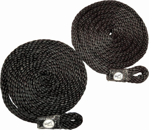Taylor Made Fender Loc Fender Lines, 3/8"D x 6'L, Rot-Resistant, Black, Pre-Spliced, Professionally Finished