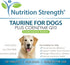 Taurine for Dogs, Supports Healthy Heart Function, with Coenzyme Q10 for Heart Failure Management - 120 Tablets
