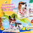 50 Summer Set Summer Decoration(31.5 21.7 21.7 Inches) Chunful Pieces Dog Bandanas for Bulk Hawaiian Bandanas Bib