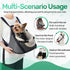 1-7lbs YUDODO Tiny Dog Car Seat for Teacup Chihuahua Yorkie Luxury PU Leather Small Dog Booster Seat with Safety Belt