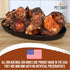Pet Craft Supply USA Made Meaty Beef Knee Caps Bones 10-Pack Dog Treats for Aggressive Chewers, Rawhide Free Grain Free All Natural Slow Roasted Long Lasting Chew