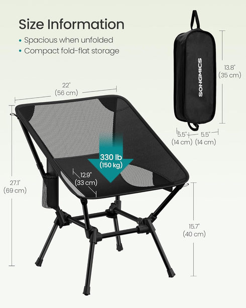 Lightweight Folding Beach Chair with Adjustable Height - Perfect for Outdoor Adventures