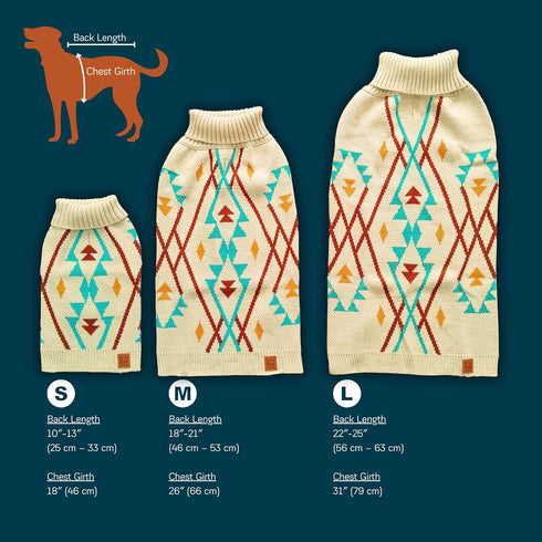 Cozy Acrylic Dog Sweater for Outdoor Adventures, Breathable Insulating Knit, Classic Fit for Dog Hiking and Camping