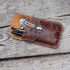 JJNUSA Leather EDC Pocket Slip, Army Knife Sleeve & Pen Holder for Everyday Carry, Camping Accessories by JJNUSA