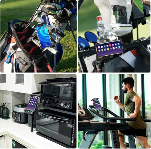 Roykaw Golf Cart Magnetic Phone Holder Mount, Compatible with EZGO/Club Car/Yamaha, Ultra Strength Magnet