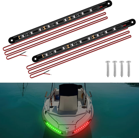 RVZONE Boat Navigation Lights, Navigation Lighting For Boats Led, Marine Lighting For