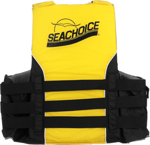 Seachoice Type III Life Jacket - USCG-Approved Adjustable Boat Vest for Safety