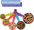 Rypet Pet Food Scoop Set of 5, Measuring Cups and Spoons Set for Dog, Cat, and Bird Food, Random Color