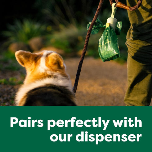 120 Earth Rated Poop Bags for Dogs Guaranteed Leak Proof and Extra Thick Waste Bag Refill Rolls, Unscented, Bags