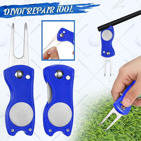 Syhood 21 Pcs Golf Club Cleaning Kit, Golf Accessories, Brush, Towel, Sharpener, Repair Tool, Alignment Kit
