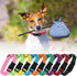 9 Pieces Adjustable Dog Collar for Medium Dogs - Soft Nylon with Quick Release Buckle, Bulk for Walking Running