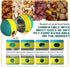 BSISUERM Dog Puzzle Toy Adjustable Treat Dispensing Ball Food Dispenser Tough Slow Feeder Puppy Enrichment Training Toy