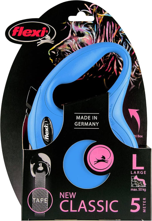 Flexi New Classic L Tape - 5 M, Blue, Multi