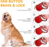 Fida Retractable Dog Leash with Dispenser, 16 ft Pet Walking Leash for Medium Dog or Cat, Red