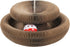 Organlada Cat Scratcher Cardboard with Bell-Ball, Foldable Slinky Scratch Pad, 1pcs
