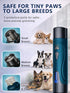 2 3 12,000 30dB Trimmer YABIFE Super Quiet Dog Nail Grinder & Clippers Kit with LED Lights, Speeds Up to RPM, Lower