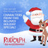 Rudolph The Red-Nosed Reindeer Plush Dog Toy, 9" Squeaker, Holiday Toys for Pets, Christmas Dog Toys