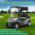 No Drilling Universal Golf Cart Side Mirrors, Fit EZGO, Club Car, Yamaha, ICON, Star, Zone - Large HD Folding Mirrors