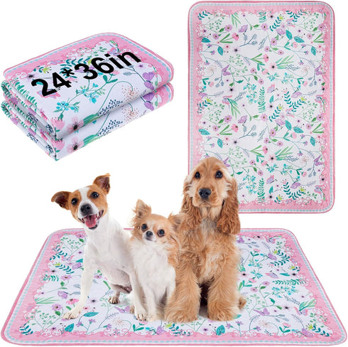 BEAUTYZOO Reusable Puppy Pads,Washable Pee Pads for Dogs,Non Slip Wee Wee Pad
