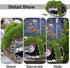 Broken Barrel Resin Fish Tank Decor, Betta Fish Hideout Cave for Small Animal Play and Rest