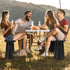 600lbs, 3-in-1 Upgraded Collapsible Stool with Load Capacity Stable Folding Stool with Triple Slide, Portable Camping