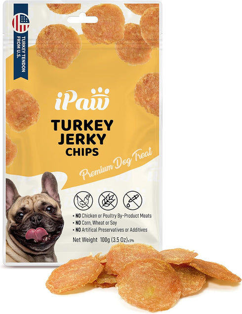 Turkey Dog Treats for Puppy Training, All Natural, Human Grade, Hypoallergenic, Easy to Digest