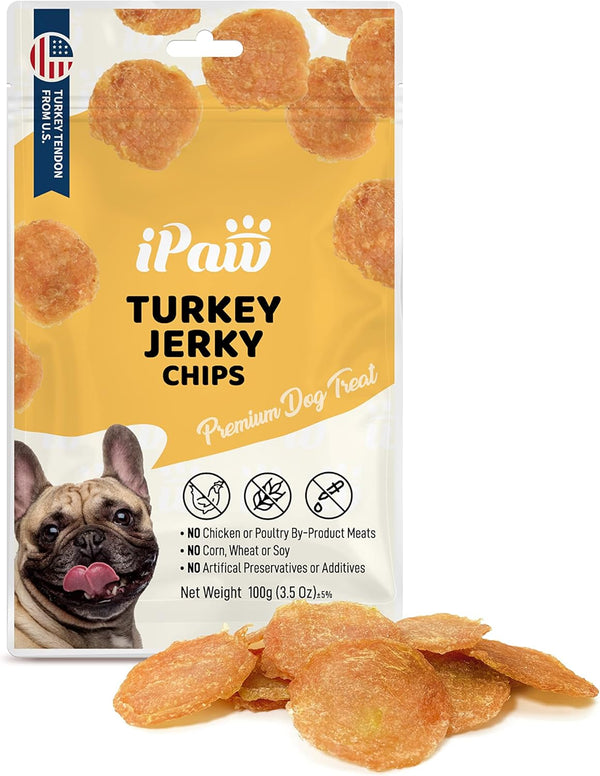 Turkey Dog Treats for Puppy Training, All Natural, Human Grade, Hypoallergenic, Easy to Digest