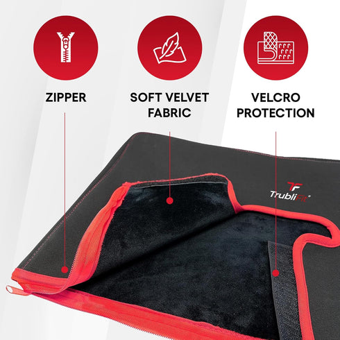 Premium Neoprene Monitor Cover for Peloton Bike Screen - Super Soft Terry - Fits Original/Bike+ & Tread - Protects from