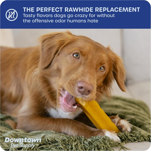 Downtown Pet Supply Monster Yak Cheese Himalayan Dog Chews & Braided Bully Stick, 3pk