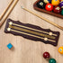 2 Lewtemi Wooden Billiard Game Scorer Track Wall-Mounted Snooker Billiard Score Board Shuffleboard Scoreboard Classic