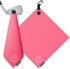 Ghost Golf Magnetic Towel (Greenside) - Ultra-Absorbent Microfiber Towel with Magnet (Hot Pink)