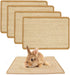 PODOO Bunny Scratch Pads, Sisal Rabbit Scratching Pad, Natural Rabbit Resting Mats