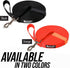 Leash Boss Free Range Long Dog Leash for Large Dogs, 1 Inch Heavy Duty Nylon Training Lead, 30 Ft, Orange