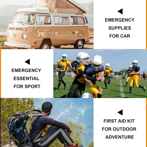 300Piece 1st Portable First Aid Kit Refill Supplies for Car Mini Caming Emergency First Aid Kits Hiking Survival