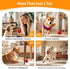 morhandisn IP54 Dog Balls: Interactive Dog Ball, Self-Moving Dog Toy with Auto-Rolling & Bouncing, E-TPU Material