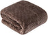 DW-Eagle Grey Plush Fleece Receiving Blanket for Dog, Cat, Couch, Travel & Outdoor, Camping (24" x 32")
