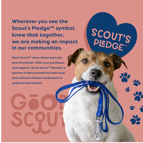 Good Scout Carbon Steel Fine-Tooth Pet Hair Comb - Best Deshedding Tool for Dogs & Cats, Gentle & Effective Grooming
