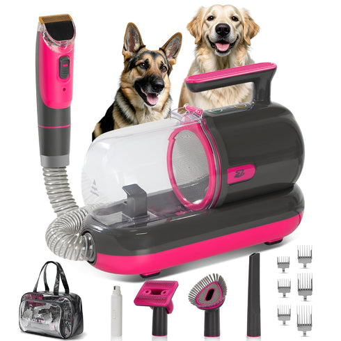 High-Suction Dog Grooming Vacuum for Small & Medium Dogs, Compact Hair Collection
