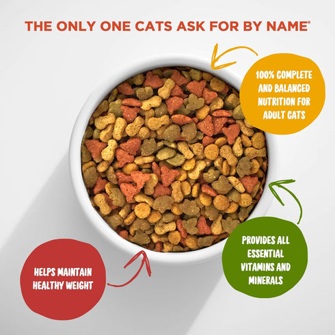 Meow Mix Indoor Formula Dry Cat Food, 3.15 Pound Bag (Pack of 4)