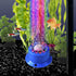 Penn-Plax Cascade Multi-Colored Rainbow LED Air Stone, Great Bubbler for Freshwater & Saltwater Aquariums